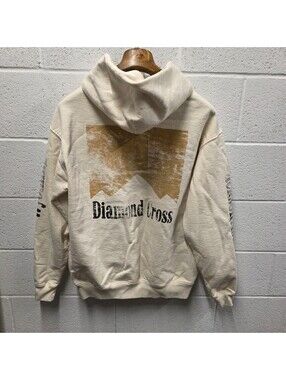 Diamond Cross Ranch Sweatshirt Adult M Jackson Hole Cowboy Eagle 23x29 Hoodie